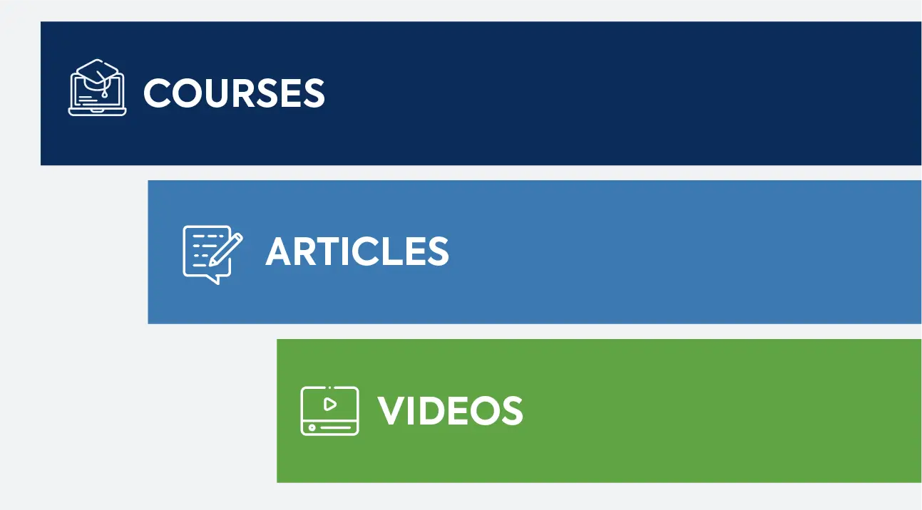 course article video banner